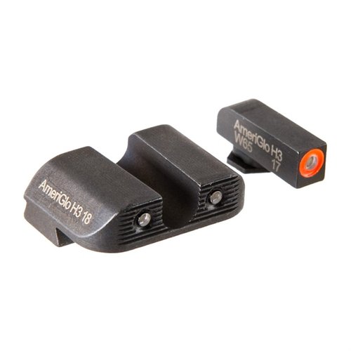 Verbessere deine Zielerfassung mit dem AGENT NIGHT SIGHT SET für Glock®! 🌟 Ideal für alle Lichtverhältnisse und Einsatzkräfte.