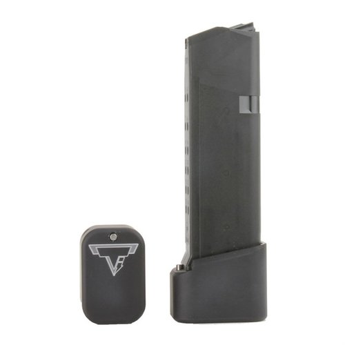 Optimiere dein GLOCK® 19/23 mit dem BASE PAD von TARAN TACTICAL! ⚙️ Einfach zu montieren, für schnellere Nachladevorgänge. Hergestellt in den USA.