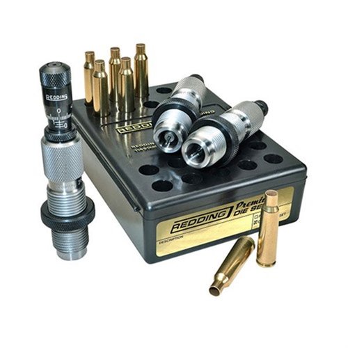 Entdecke das Redding 6mm Creedmoor Premium Deluxe Die Set für optimale Präzision beim Nachladen. 🔧 Perfekt für anspruchsvolle Nachlader!