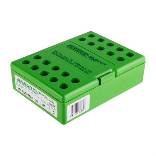 Entdecke das STRAIGHT WALL THREE DIE SET von REDDING für 450 Bushmaster! 🔧 Perfekte Matrizen für präzises Reloading. Hol dir dein Set!