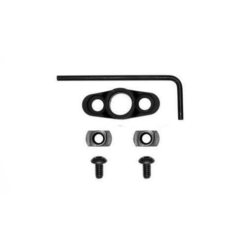 Entdecke die Grovtec M-LOK Non-Rotating Flanged Push Button Base! 🔒 Sicherer Halt für deine QD-Schlingen, einfach zu montieren und leicht!