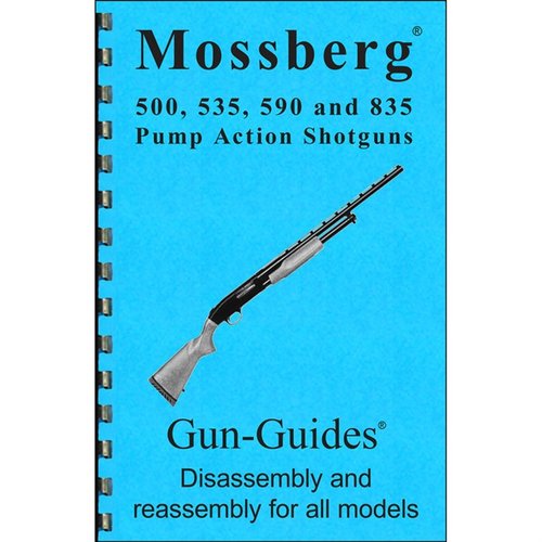 Entdecke das Mossberg 500, 535, 590 & 835 Montage- und Demontagehandbuch 📘! Detaillierte Anleitungen und Illustrationen für Schrotflintenbesitzer.