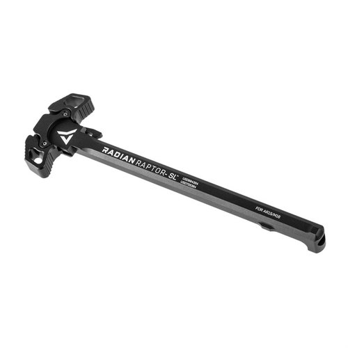 Entdecke den AR-15 Raptor-SL Charging Handle 🛠️ - beidhändig, mit niedrigem Profil und rutschfestem Halt für eine optimale Bedienung!
