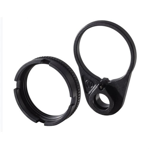 Upgrade dein Gewehr mit dem AR-15 Ratchet Castle Nut QD End Plate Set! 🚀 Einfach zu installieren und perfekt für mil-spec Buffer Tubes.