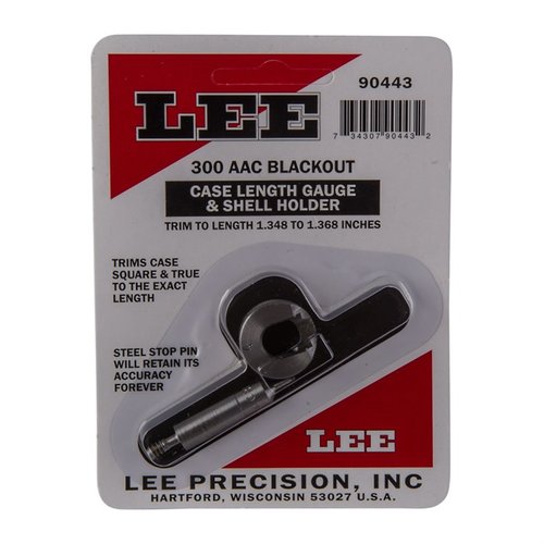 Messe die Länge deiner Hülsen präzise mit dem CASE LENGTH GAUGE von LEE PRECISION! 🔧 Ideal für 300 AAC Blackout. Hol dir das Beste für dein Reloading!