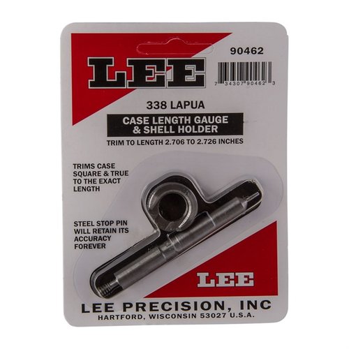 Präziser CASE LENGTH GAUGE von LEE PRECISION für 338 Lapua. Trim die Hülse einfach und genau! 🛠️ Hol dir das perfekte Werkzeug!