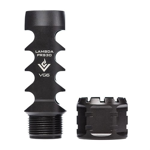Erlebe den VG6 Precision Lambda PRS30 Muzzle Brake für .30-Kaliber! 🚀 Maximale Rückstoßkontrolle und kein Wackeln mehr beim Schießen!