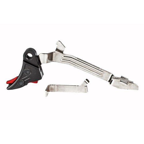 Upgrade deinen GLOCK® Gen 5 mit dem ZEV PRO Curved Face Trigger Kit! 🎯 Erlebe den klarsten Abzugsweg für mehr Präzision und Zuverlässigkeit.