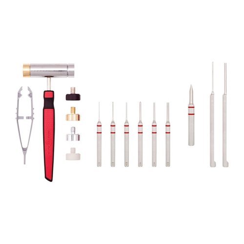 Entdecke das Real Avid Accu-Punch Hammer & AR-15 Pin Punch Set 🛠️ für präzises Arbeiten an deinem AR15. Perfekt ausbalanciert und vielseitig!