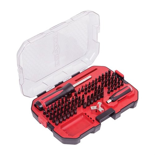 Entdecke den SMART DRIVE 90 von Real Avid! 🔧 Ein perfektes Werkzeugset für Büchsenmacher mit 87 Bits und innovativem Force Assist.