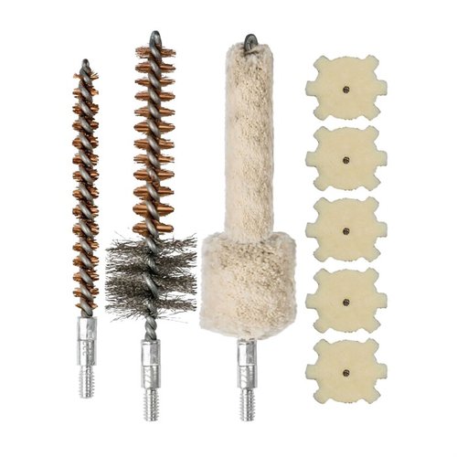 Halte dein AR15 mit dem Real Avid AR-15 Brush Combo 🧼 sauber! Ideal für die Reinigung von Kohlenstoff und schwer zugänglichen Bereichen.