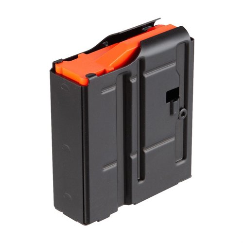 Entdecke das 5-RD AR .308 6.5 Creedmoor Magazin von D&H Industries. Robustes Stahl-Design in Schwarz für dein Gewehr! ✨