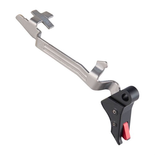 Verbessere dein Schießen mit dem TAC Trigger für Glock Gen 5! ✨ Flacher, präziser Abzug aus hochwertigem Aluminium und Edelstahl.