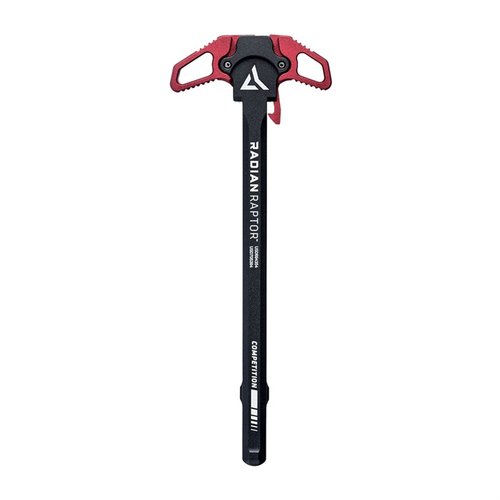 Entdecke den AR-15 Raptor Charging Handle 🚀 - beidhändig, rot anodisiert und aus hochwertigem 7075 Aluminium für schnelles Laden!