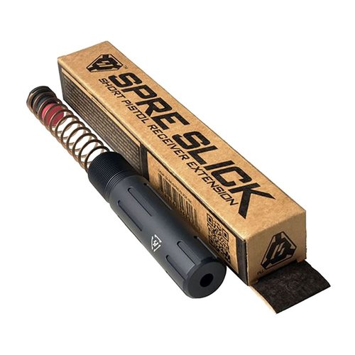 Entdecke das AR SHORT PISTOL RECEIVER EXTENSION BUFFER TUBE KIT von Strike Industries. ✨ Erlebe mehr Funktionalität und Zuverlässigkeit für deine AR-Pistole!