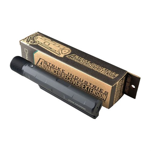 Upgrade dein AR-15 mit dem Strike Industries Advanced Receiver Extension Buffer Tube! 💪 Höhere Festigkeit und weniger Reibung für mehr Funktionalität.