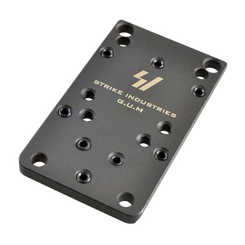 Entdecke die G.U.M. UNIVERSAL OPTIC MOUNT für Glock! 🚀 Robuste Halterung für deine Optik, ohne den Slide zu schneiden. Stabil und langlebig!