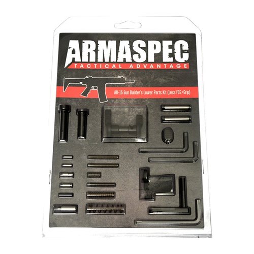 Baue deine AR-15 mit dem Armaspec Edelstahl Gun Builder's Lower Parts Kit! 🔧 Hochwertige Teile für .223/5.56 - Lebenslange Garantie!