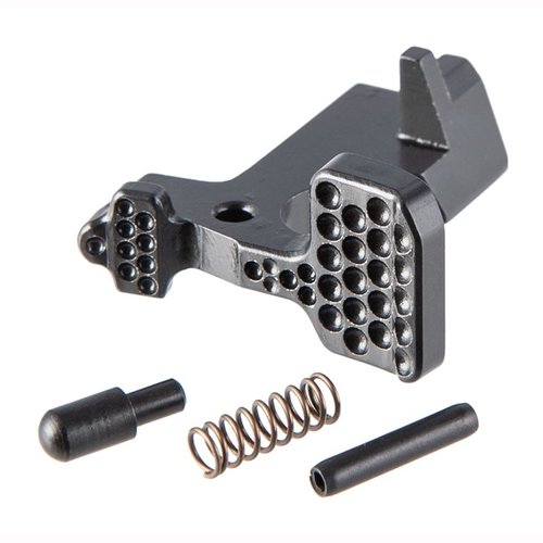 Entdecke den AR-15 ABC/R V3 Bolt Catch mit verbessertem Design für einfacheren Zugriff. Ideal für beidhändige Bedienung! 🔧