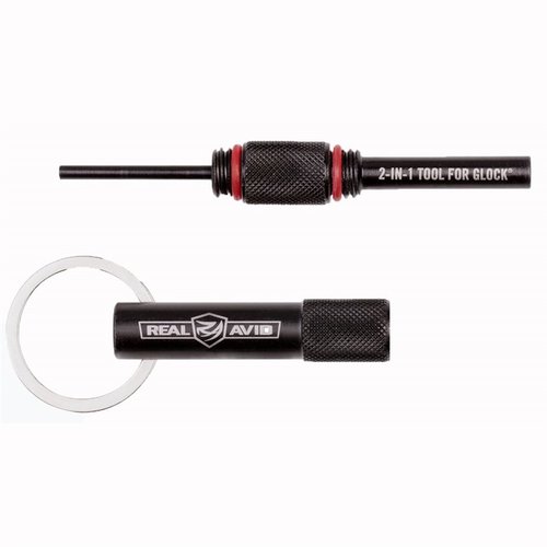 Entdecke das 2-in-1 Werkzeug für Glock® von REAL AVID! 🔧 Ideal zum Zerlegen, Reinigen und für den Visierwechsel. Ein Must-Have für jeden Glock-Besitzer!