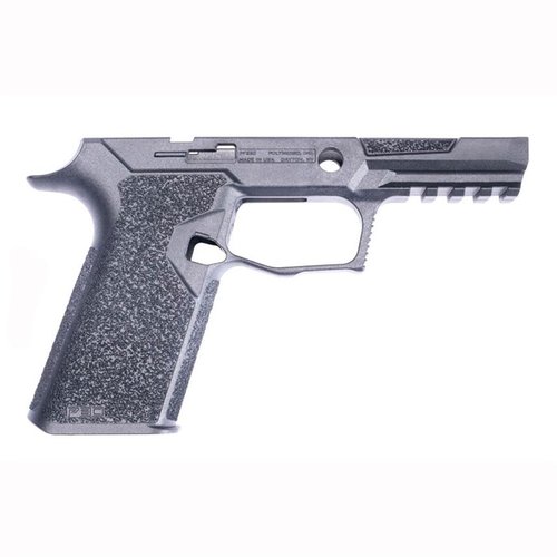 Entdecke das PF320PTEX Griffmodul von Polymer80 für SIG SAUER P320™. 🖤 Verbesserte Ergonomie und aggressive Griffform für optimale Kontrolle!