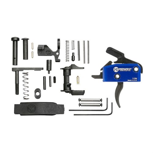 Verbessere dein AR-15 mit dem 3,5lb Enhanced Drop-In Curved Trigger von Midwest Industries! 🚀 Präzision und einfache Installation für bessere Schüsse.