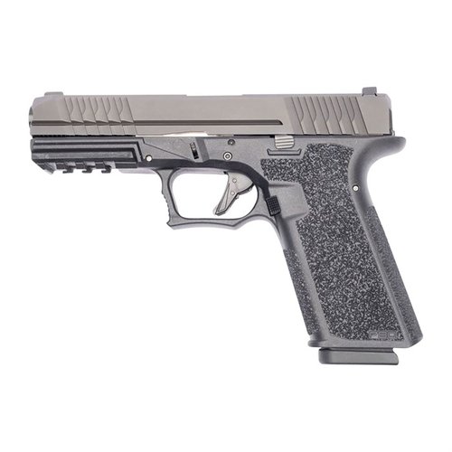 Entdecke die PFS9 9mm Pistole von Polymer80 ✨ mit aggressivem Griff und 17+1 Kapazität. Ideal für deine nächste Schießübung!