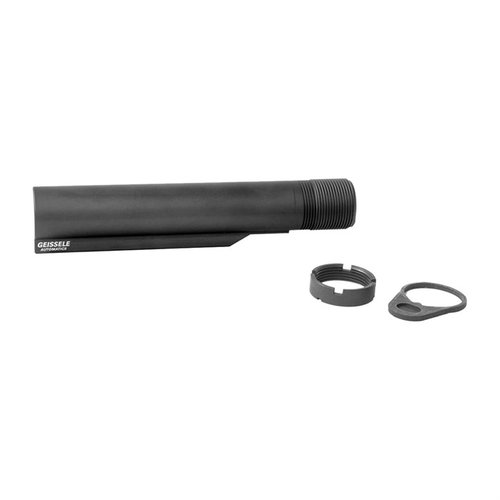 Entdecke den Geissele AR-15 Premium Buffer Tube! 💪 Robuste Qualität, 6 Verstellpositionen und perfekt für dein AR-15 Lower.