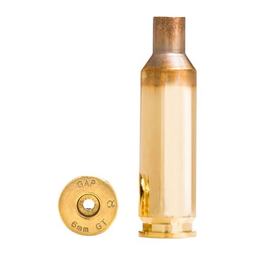 Entdecke die 6mm GT Brass von Alpha Munitions! 🎯 Optimale Leistung und Effizienz für deine Präzisionsschüsse. 100 Stück pro Box.