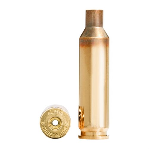 Entdecke die 6mm Creedmoor Hülsen von Alpha Munitions! 📦 Hochwertig und langlebig für deine Munition. Jetzt in praktischen 100er Boxen!