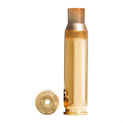 Entdecke die 308 Winchester Hülsen von Alpha Munitions 🛠️ in 100er-Packungen. Optimierte Technologie für höchste Leistung und Langlebigkeit!