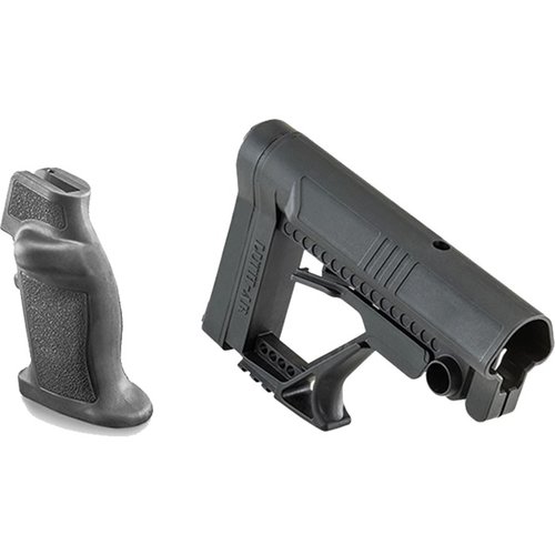 Entdecke die MBA-5 Schulterstütze und Chubby Grip von Luth-AR! Leicht, verstellbar und ergonomisch für präzise Schüsse. 🏹 Perfekt für dein AR!