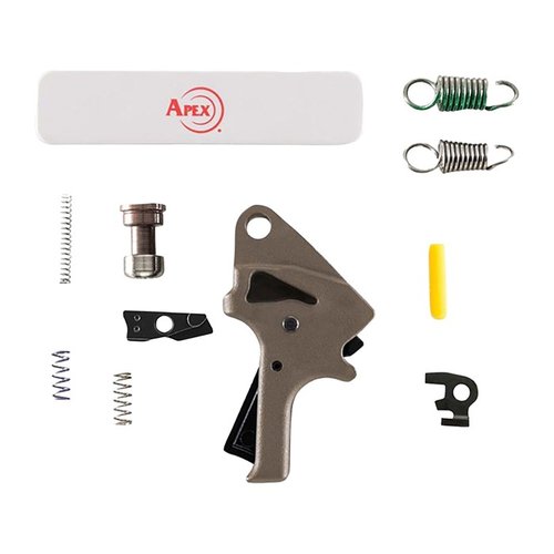 Verbessere deinen Smith & Wesson M&P M2.0 mit dem Apex Flat Faced Trigger Kit! 🚀 Erlebe einen sanfteren Abzug und bessere Kontrolle.