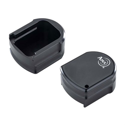 Erweitere dein FNX 45 Magazin mit der schwarzen Bodenplatte von Apex Tactical. 🔥 Füge 2,5 Patronen hinzu und genieße mehr Kapazität!