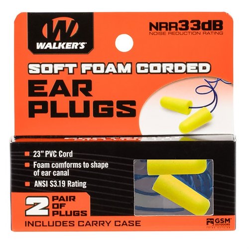 Entdecke die Walkers Corded Foam Ear Plugs 🎧! Perfekt für Schützen, bieten 32 dB Geräuschreduzierung und bleiben immer verbunden.