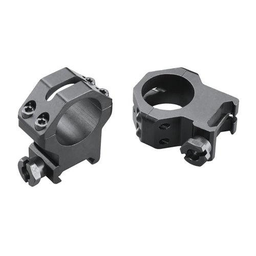 Entdecke die FOUR HOLE SKELETON RINGS von WEAVER! 🎯 Ideal für 30mm Zielfernrohre mit schwarzer Oberfläche und extra hoher Größe.