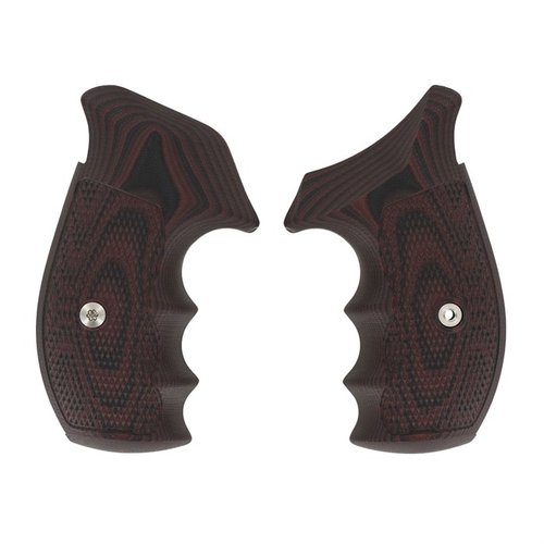 Entdecke die S&W N-Frame TAC Diamond Grips in Black Cherry! 🔥 Aggressive Textur für optimalen Halt – perfekt für Taktik und Turniere.