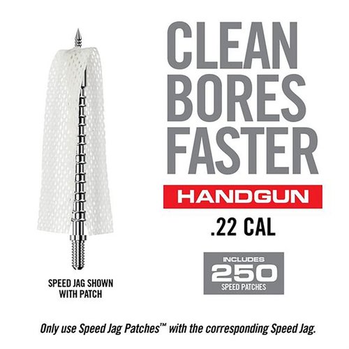 Reinige deinen Lauf schneller mit den BORE-MAX Speed Jag Patches! 🧼 Optimal für 22 Caliber, sie bieten überlegene Saugfähigkeit und Effektivität.