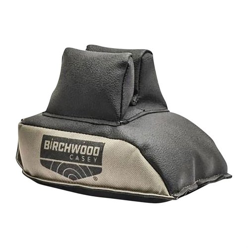 Entdecke die UNIVERSAL REAR BAG von Birchwood Casey! 🏹 Robuste Cordura- und Lederkonstruktion für optimale Stabilität beim Schießen.