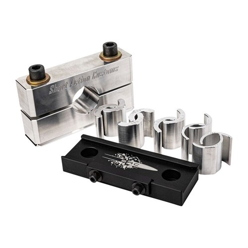 Entdecke das BRAVO BARREL VISE KIT! 🔧 Perfekt für präzises Arbeiten an Läufen mit hoher Qualität und 100% lebenslanger Garantie.
