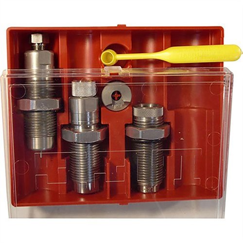 Entdecke das PACESETTER 3-Die Set von LEE PRECISION für 7.5x54 mm ✨. Ideal für präzises Reloading mit allem, was du brauchst!