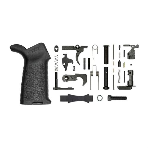 Baue dein individuelles AR-15 mit dem Enhanced Lower Parts Kit von Aero Precision! 🔧 Enthält MOE Grip und Billet Trigger Guard für höchste Qualität.