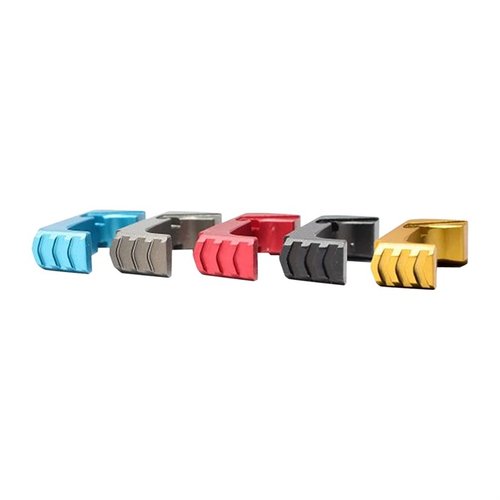 Der TYRANT CNC GLOCK® 43X/48 Extended Magazine Release bietet eine verbesserte Ergonomie, einfache Installation und zuverlässige Funktionalität für den schnellen Magazinwechsel.