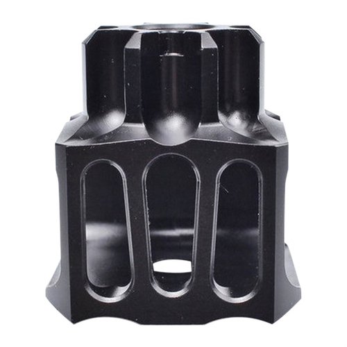 Entdecke den LOUD AND FLASHY MUZZLE BRAKE von JMAC CUSTOMS! 🎉 Reduziere Rückstoß und erlebe einen beeindruckenden Klang und Blitz.