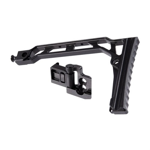 Entdecke den 8-Zoll Skeleton Stock von JMAC Customs mit 1913 Klappmechanismus! Ideal für deine Feuerwaffe. 💪 Leicht und robust!