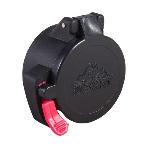 Schütze deine Zielfernrohrlinsen mit den wetterfesten Butler Creek Eyepiece Lens Covers! 🌧️ Einfach zu öffnen und perfekt für jede Jagd.