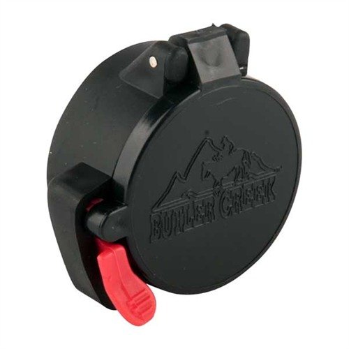 Schütze deine Zielfernrohrlinsen mit den wetterfesten Butler Creek Eyepiece Lens Covers. 🌧️ Einfach zu öffnen und perfekt für die Jagd!