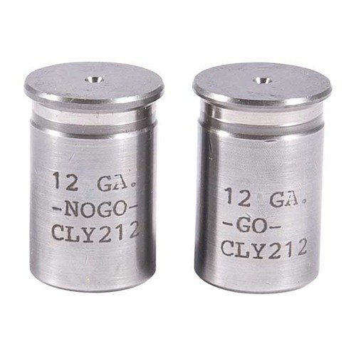 Prüfe den Headspace deiner 12 Gauge mit dem GO/NO-GO Gauge Set von CLYMER. 🔧 Präzise & sicher für neue Läufe! Robust im Tragekoffer.