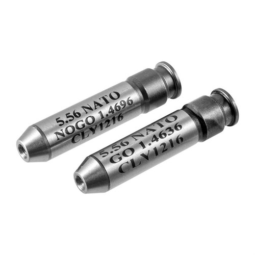 Überprüfe den Headspace deiner Waffe mit dem GO/NO-GO Gauge Set von CLYMER! 🔧 Praktisches Set für präzise und sichere Kammerlängen.