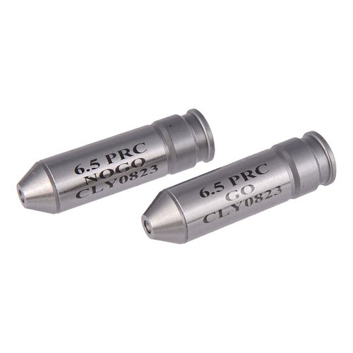 Überprüfe den Headspace mit dem GO/NO-GO Gauge Set von CLYMER für 6.5 PRC. 🔧 Praktisch und präzise für deine Waffe!